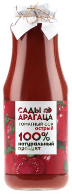 САДЫ АРАГАЦА Томатный сок Острый ― Фирма С2